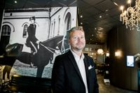 Niklas Läck, vd och ägare till Freys Gruppen, som driver två mindre hotell i centrala Stockholm.