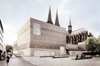 ”Historische Mitte” av Staab Architekten i Berlin är det vinnande förslaget till ett nytt stadsmuseum alldeles intill Kölns domkyrka.