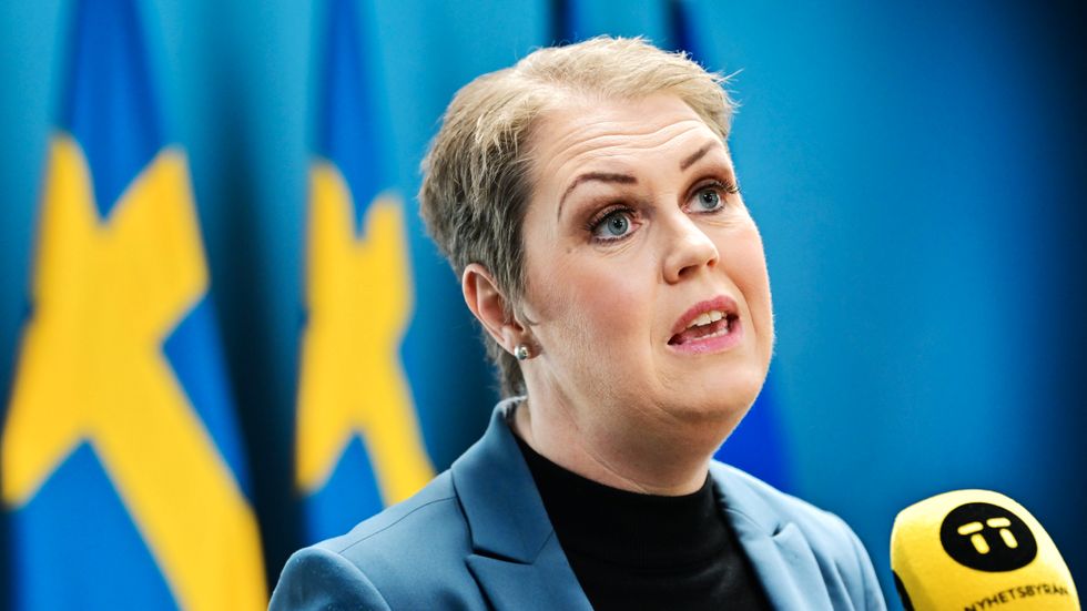 Socialminister Lena Hallengren (S). 