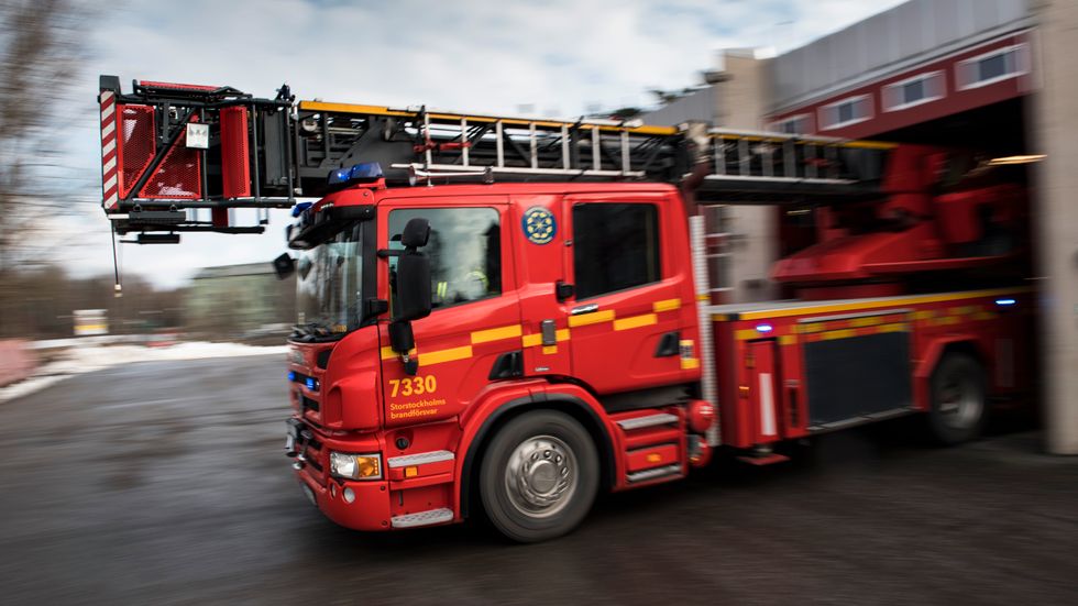 Att Östermalms brandstation satts i karantän påverkar inte beredskapen, menar Storstockholms brandförsvar. Arkivbild.