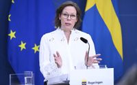 Migrationsminister Maria Malmer Stenergard (M) på torsdagen.