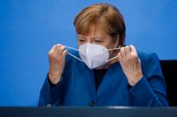 Nya nedstängningar och smittspridning i Angela Merkels Tyskland antas bromsa den tyska ekonomins återhämtning 2021. Arkivbild