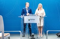 S-ministrarna Mikael Damberg och Lena Hallengren presenterade regeringens nya åtgärdsprogram mot narkotika.