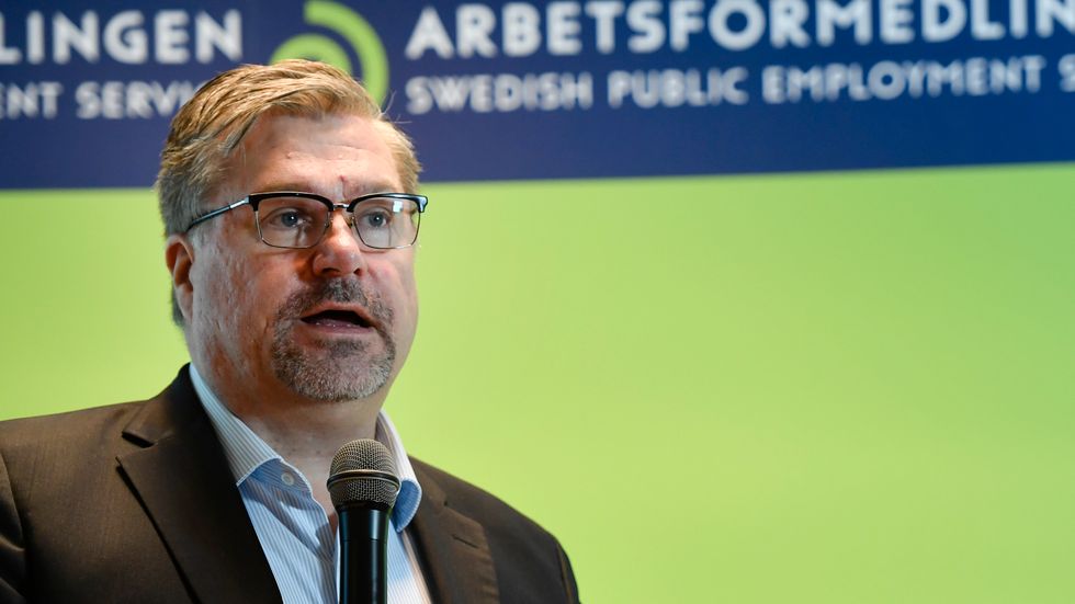 Arbetsförmedlingens generaldirektör Mikael Sjöberg. Arkivbild.