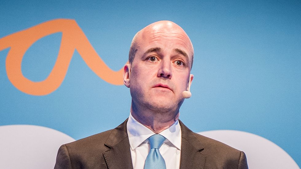 Moderaternas partiledare Fredrik Reinfeldt