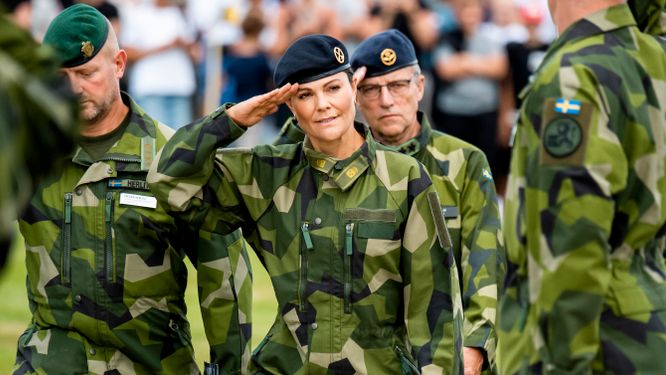 2022 besökte kronprinsessan en ceremoni vid Älvsborgs amfibieregement .