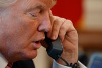 USA:s president Donald Trump anklagas för att ha uttryckt sig plumpt i ett telefonsamtal till änkan efter en av de amerikanska soldater som dödades i Niger för två veckor sedan. Men han nekar. Arkivbild.