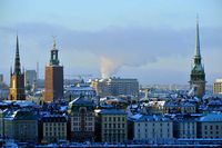 Det är problemen i världsekonomin som kastar sin kalla skugga över Stockholmsregionen.