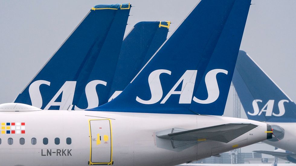 SAS planerar i nuläget att flyga som vanligt mellan Oslo och Kiev i veckan. Arkivbild.