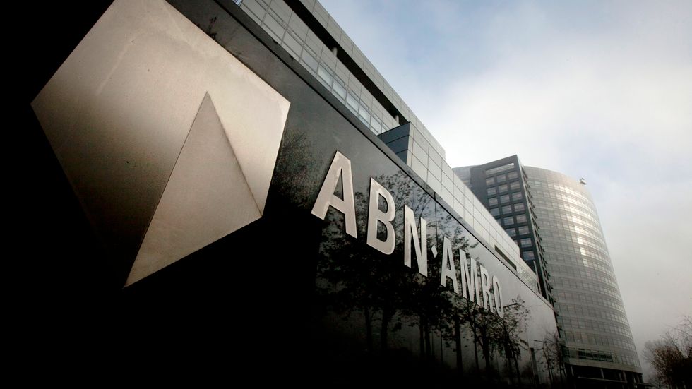 Storbanken ABN Amro och dess nederländska konkurrenter erbjuder räntefritt halvår för nederländska småföretagare. Arkivbild.
