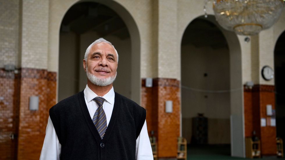 Mahmoud Khalfi, imam och direktör vid Stockholms moské är även ordförande i Sveriges Imamråd. Arkivbild.