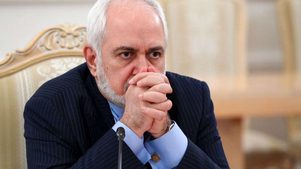 Irans utrikesminister Javad Zarif i Moskva förra veckan.