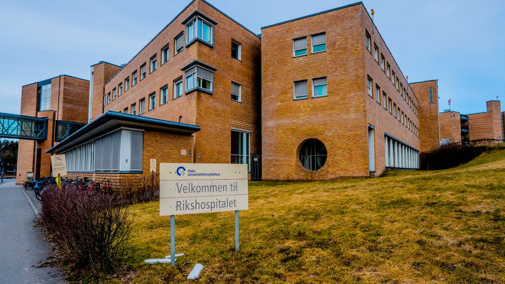 Norsk vårdpersonal får inte längre resa utomlands. Bild från Rikshospitalet i Oslo.