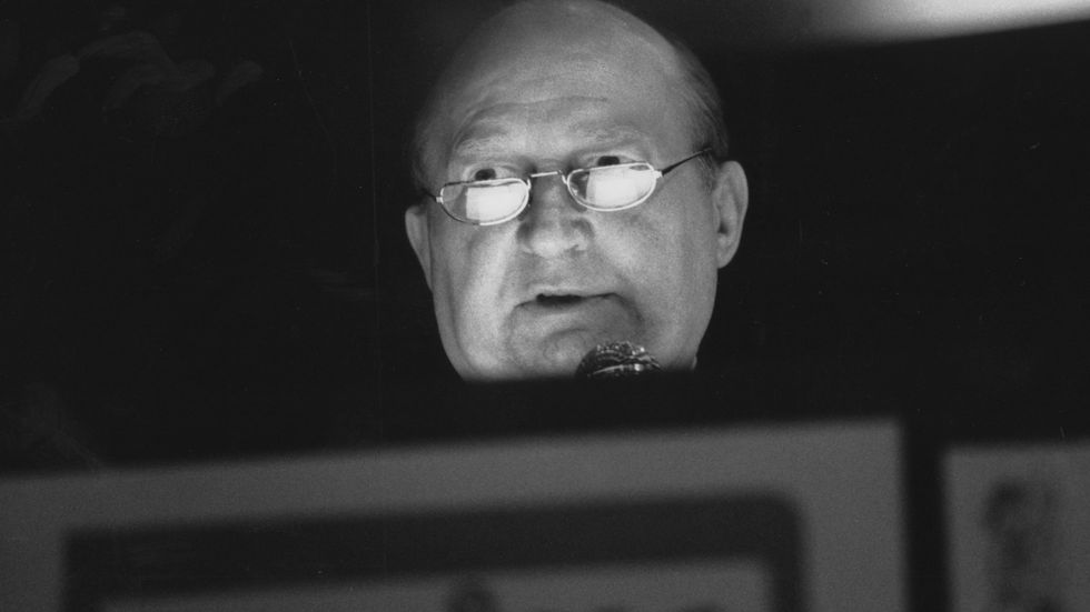 Sven-Olle Olsson grundade Sjöbopartiet 1991 efter att ha blivit utesluten ur Centerpartiet. Arkivbild.