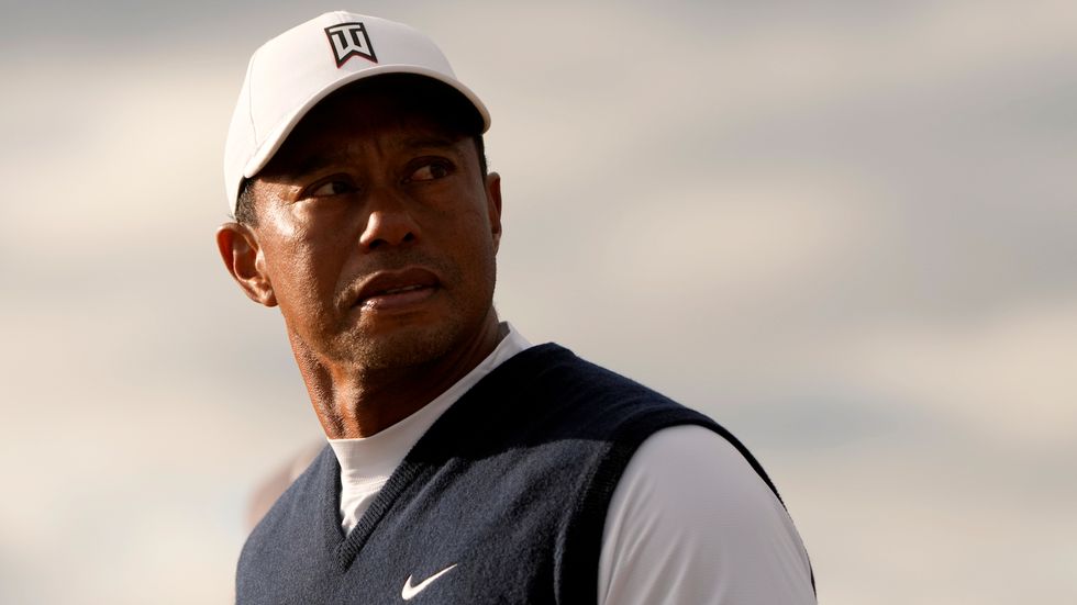 Tiger Woods har kallat till krismöte kring nya LIV-touren. Arkivbild.