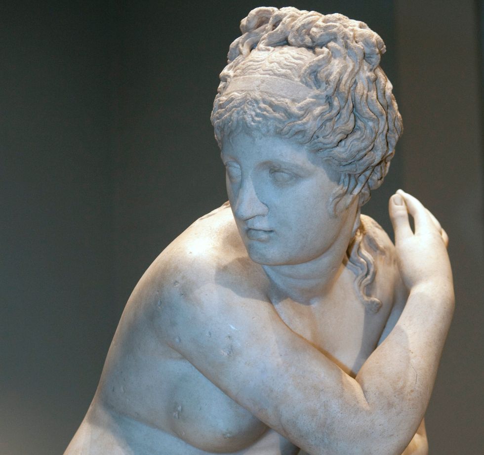 Om vi låtsas att antiken aldrig hade funnits skulle vi haft ett annat samhälle, skriver författaren. På bilden del av Afrodite-staty. 