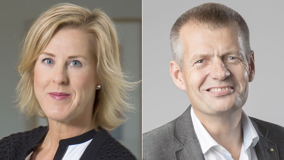Åsa Fahlén och Matz Nilsson. 