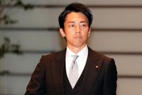 Japans nya miljöminister Shinjiro Koizumi.