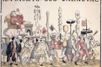 ”Karnevalens triumftåg” från 1700-talet. 