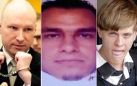 Anders Behring Breivik, Mohamed Lahouaiej Bouhlel och Dylann Roof.