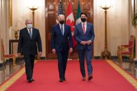 Mexikos president Andrés Manuel López Obrador, USA:s president Joe Biden och Kanadas premiärminister Justin Trudeau möttes i Vita huset under torsdagen.