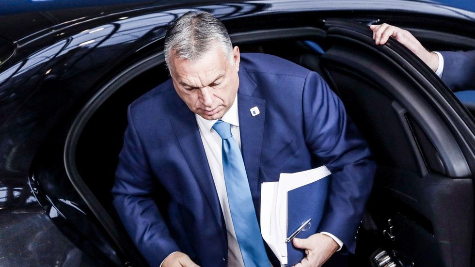 Victor Orbán, ledare för ungerska partiet Fidez och premiärminister i landet.