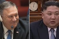 USA:s utrikesminister Mike Pompeo och Nordkoreas ledare Kim Jong-Un 