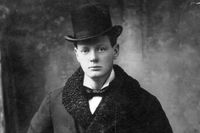 Winston Churchill (1874-1965) på ett foto från 1900.