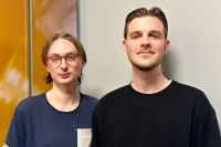 Felix Wilow och Jonathan Aronsson Fält studerar journalistik vid Stockholms universitet. 