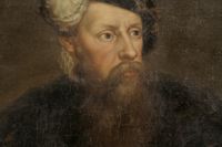Porträtt av Gustav Vasa. 