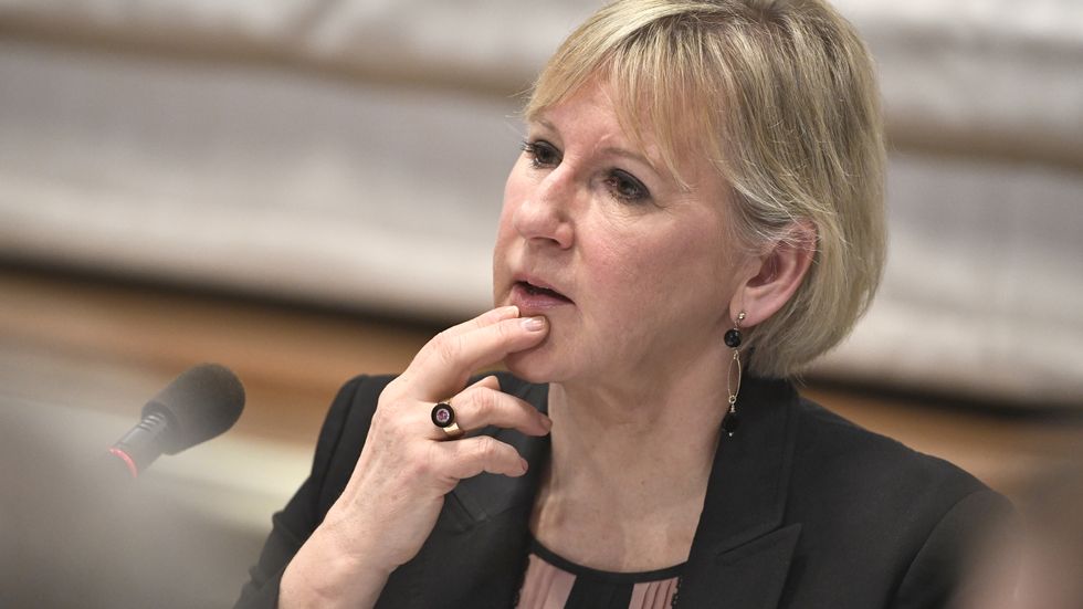 Utrikesminister Margot Wallström (S).