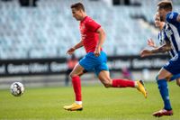 Helsingborgs anfallstalang Assad Al Hamlawi har drabbats av en stressfaktur i foten och 19-åringen har därmed spelat klart för säsongen. Arkivbild.