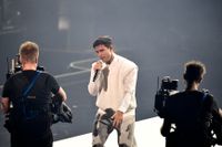 Eric Saade framträder med låten "Every minute" i veckans Melodifestival.