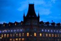 Norstedts har sedan 1830-talet haft sina lokaler i Levinska huset på Riddarholmen.