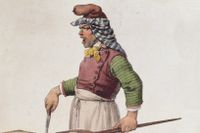 Italiensk pizzaförsäljare, 1800-tal.
