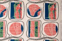 Åren 1941–1946 bor och arbetar Josef Frank i New York. Han finner stadsplanen intressant och skapar mönstret Manhattan, som visar öns karta.