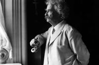 Mark Twain (1835–1910), fotograferad 1907.