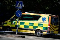 Bland annat en ambulans skickades till Göteborgs hamn efter ett gaslarm. Arkivbild.