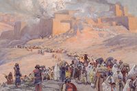 Israeliternas uttåg, en målning av konstnären James Jacques Joseph Tissot (1836-1902).
