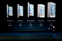 Arkivbild. Apple presenterar sina Iphone 6-modeller.