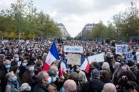 Stora protester ägde rum i Paris under helgen.