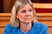 Statsminister Magdalena Andersson frågades ut i konstitutionsutskottet i april om regeringens coronahantering. Arkivbild.