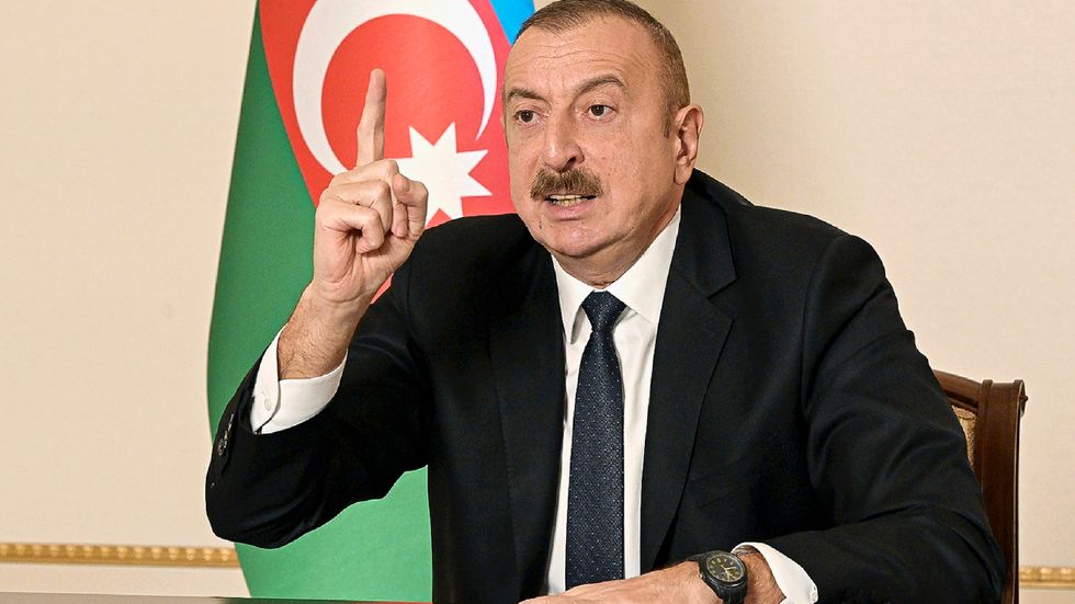 Ilham Aliyev har varit president i Azerbajdzjan sedan 2003. Arkivbild.