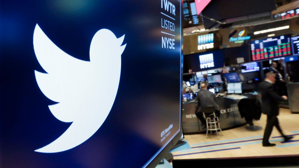 Twitter stiger i förhandeln på New York- börsen. Arkivbild.