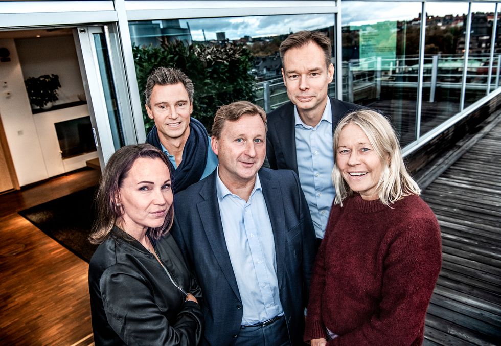 Juryn består av fr v: Ann Grevelius, Jonas Nordlander, Björn Jansson, Fredrik Persson och Marie Ledin.