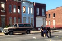 I det här området i Baltimore sköts en mamma och hennes son ihjäl i torsdags.