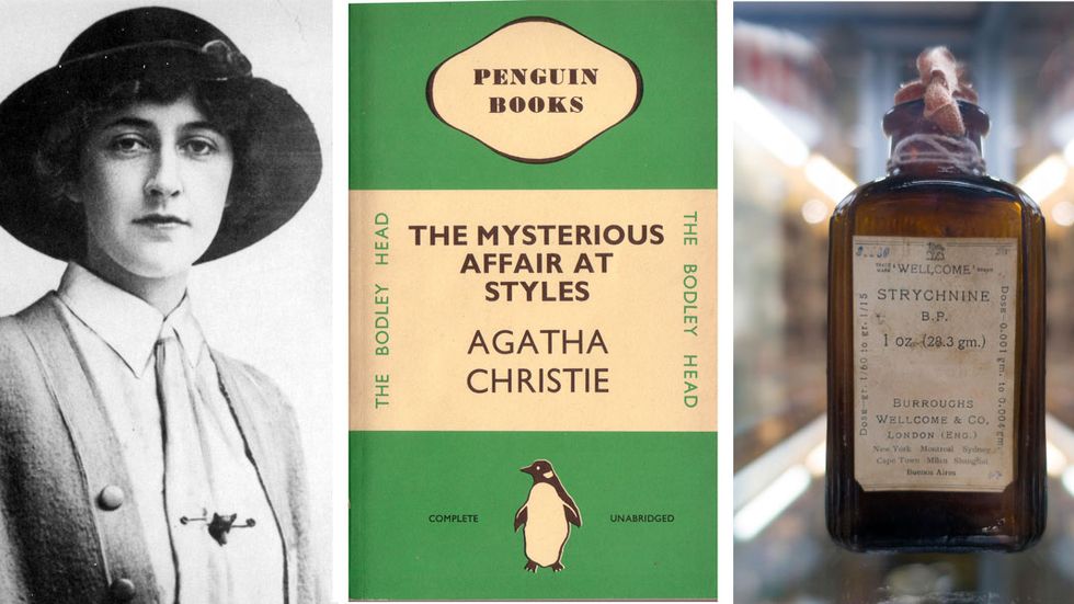 Agatha Christies debut ”En dos stryknin” utkom för exakt 100 år sedan.
