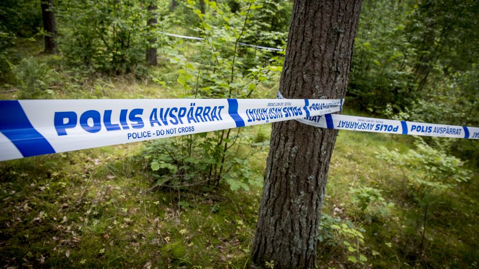 Det var svampplockare som hittade skelettdelar i skogen på Ivö i juli 2017.