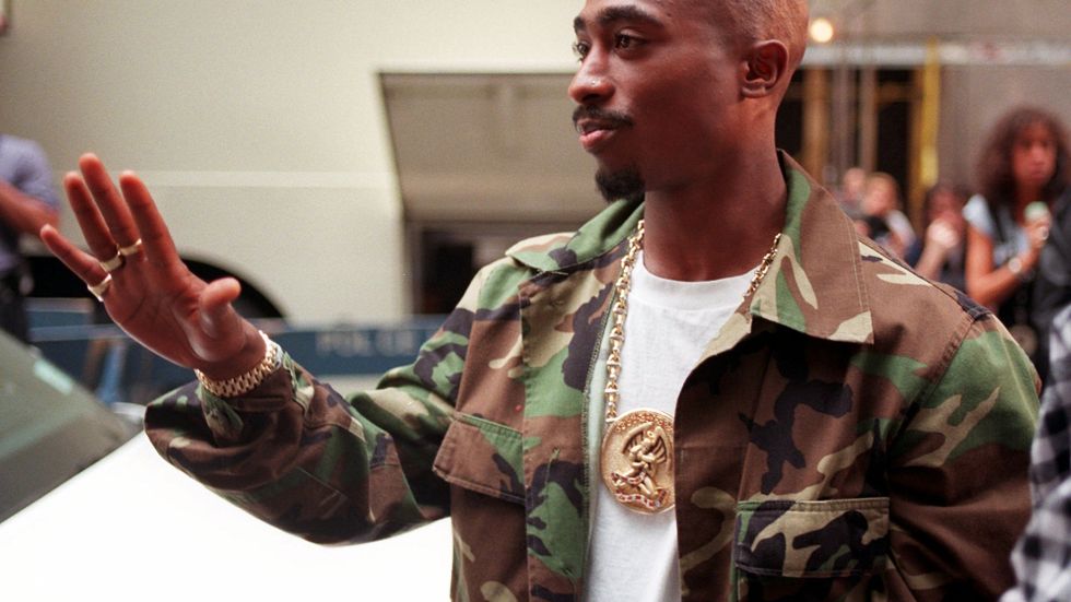 Tupac Shakur 1996. Arkivbild.