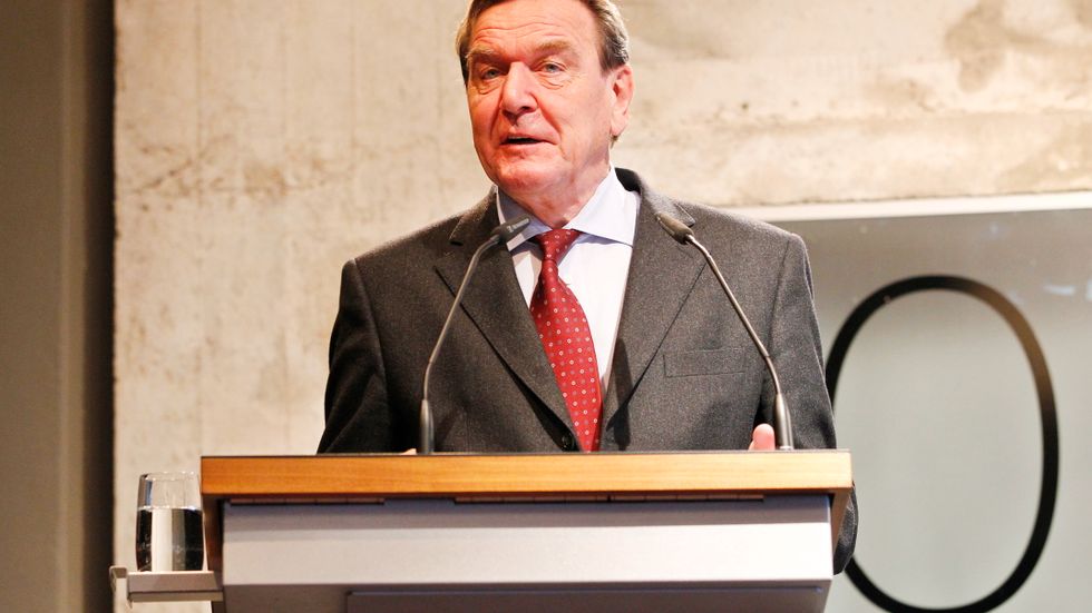 Tysklands tidigare förbundskansler Gerhard Schröder. Arkivbild.